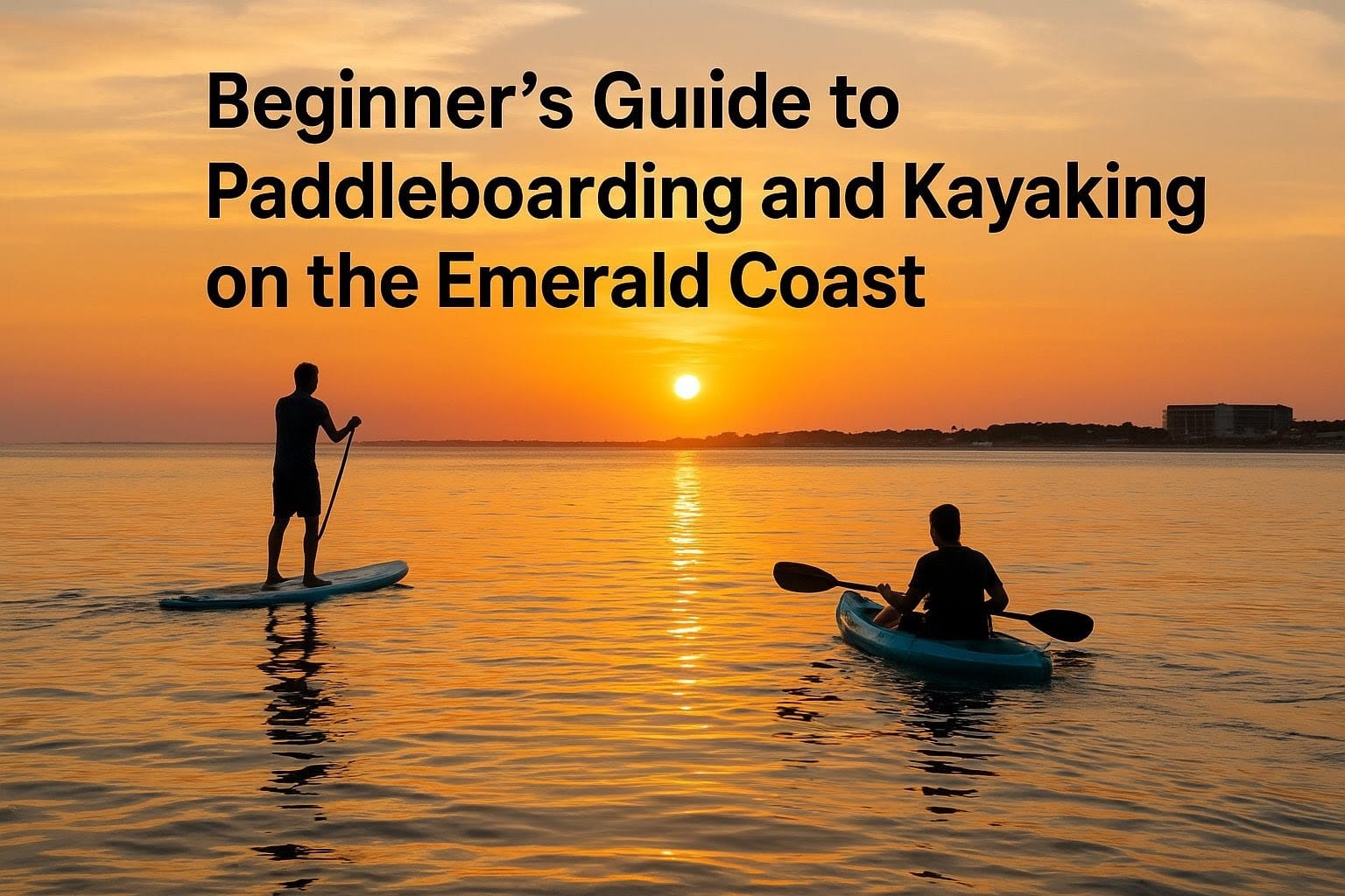 Beginner's Guide to Paddleboarding & Kayaking on the Emerald Coast | Water Adventures